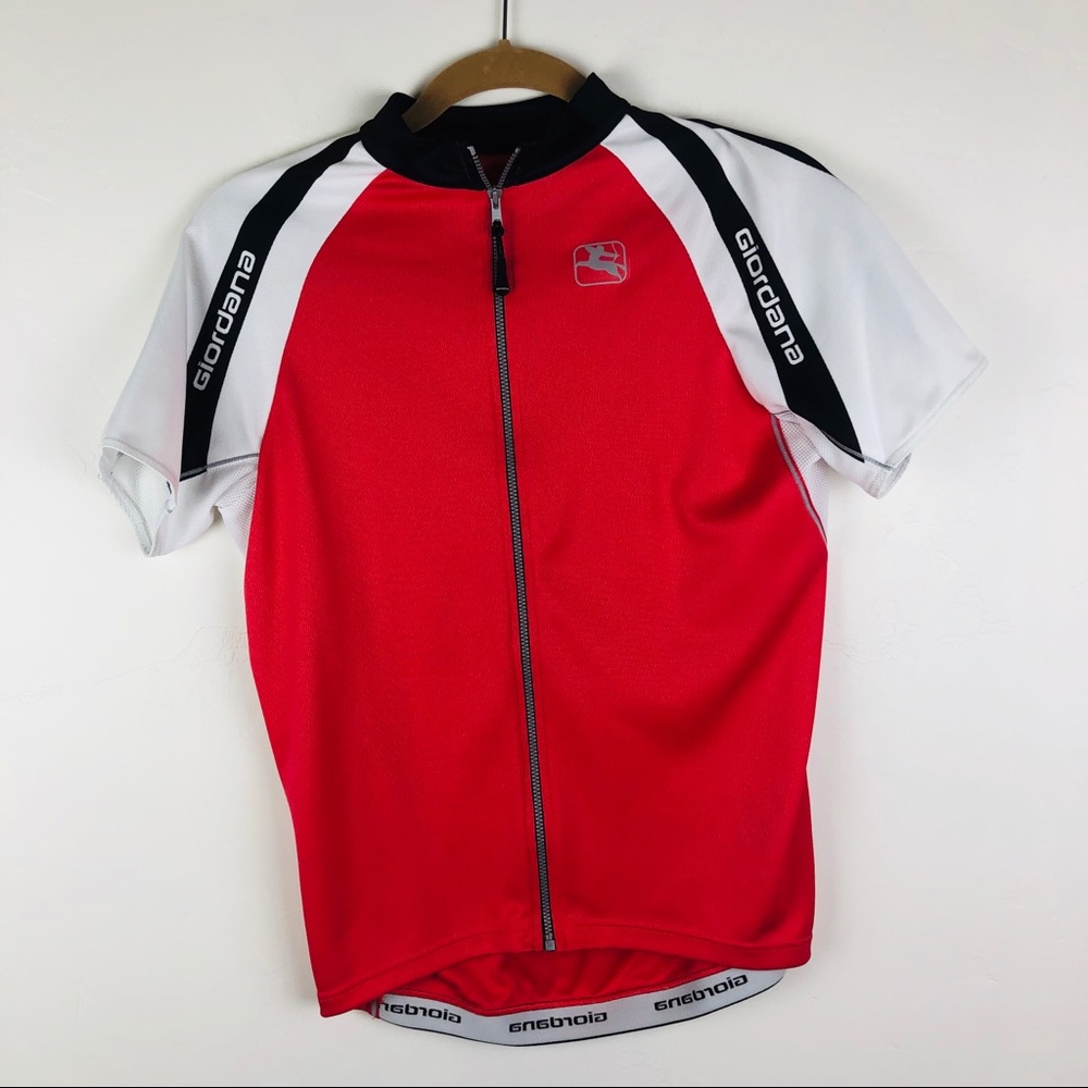 Italian Giordana Bike Jersey Medium/Coral